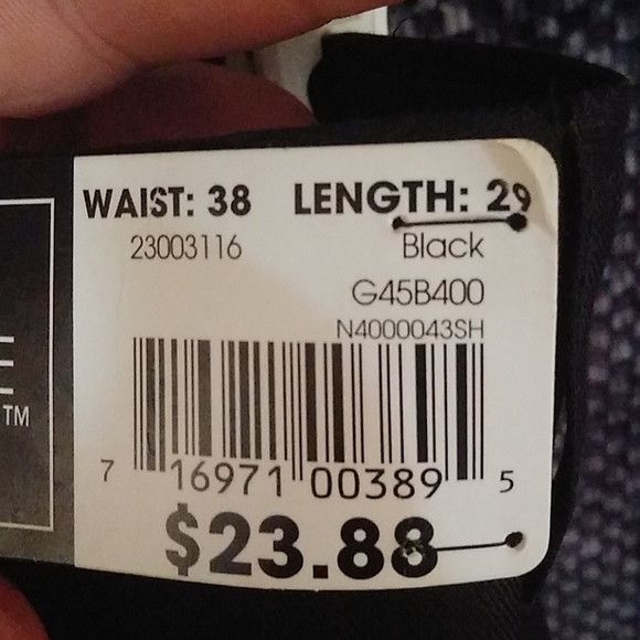 NWT GEORGE BLACK SLACKS - Picture 5 of 5